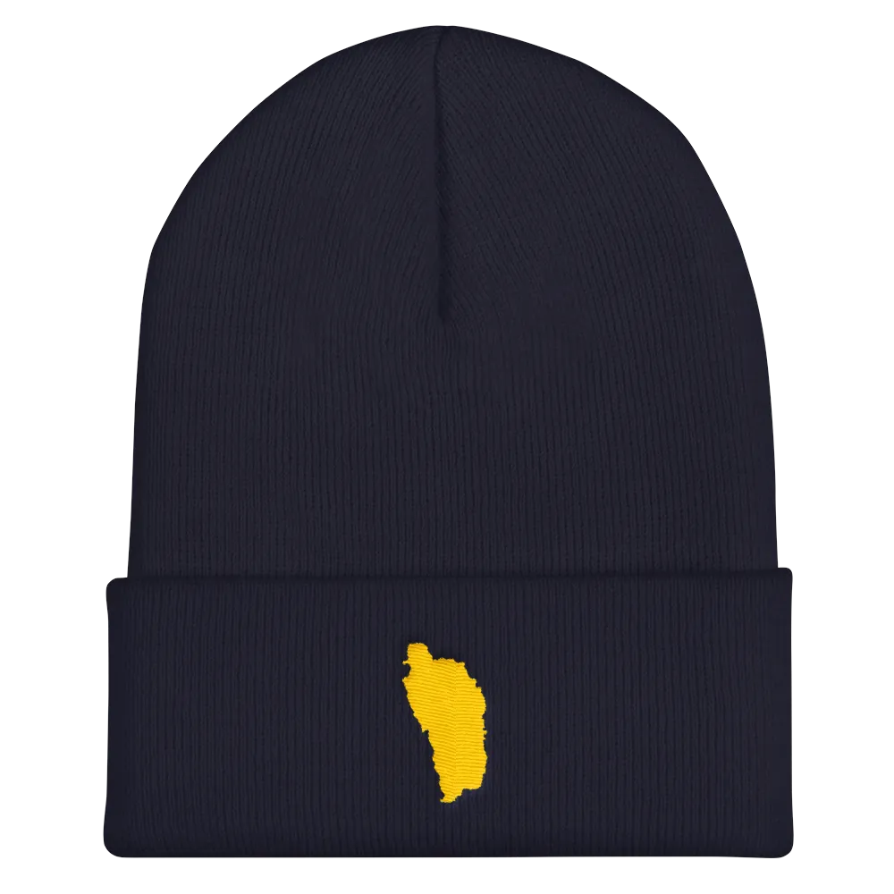 Dominica Gold Cuffed Beanie