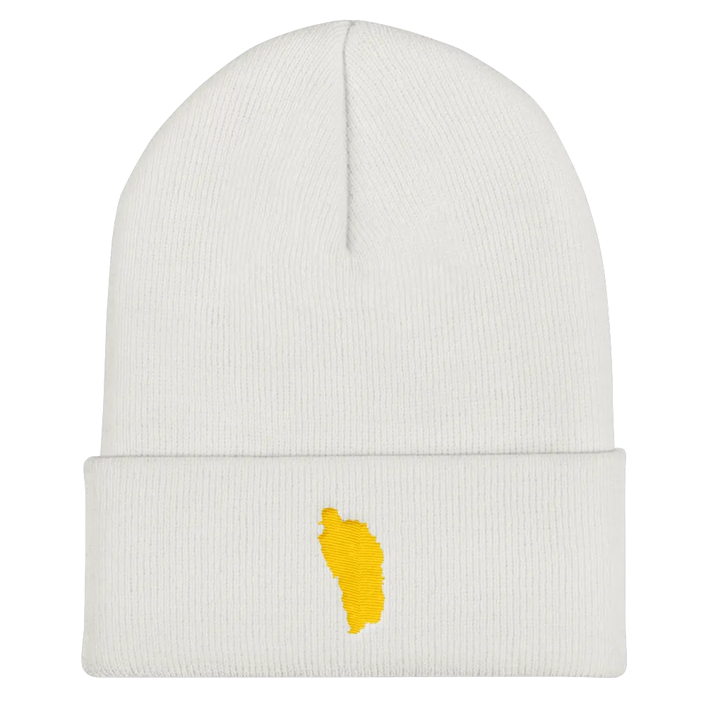 Dominica Gold Cuffed Beanie
