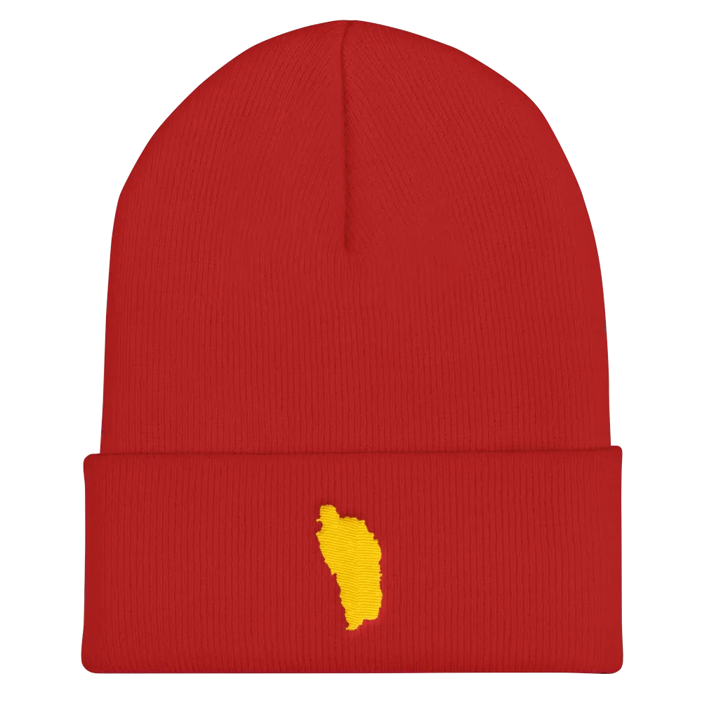 Dominica Gold Cuffed Beanie