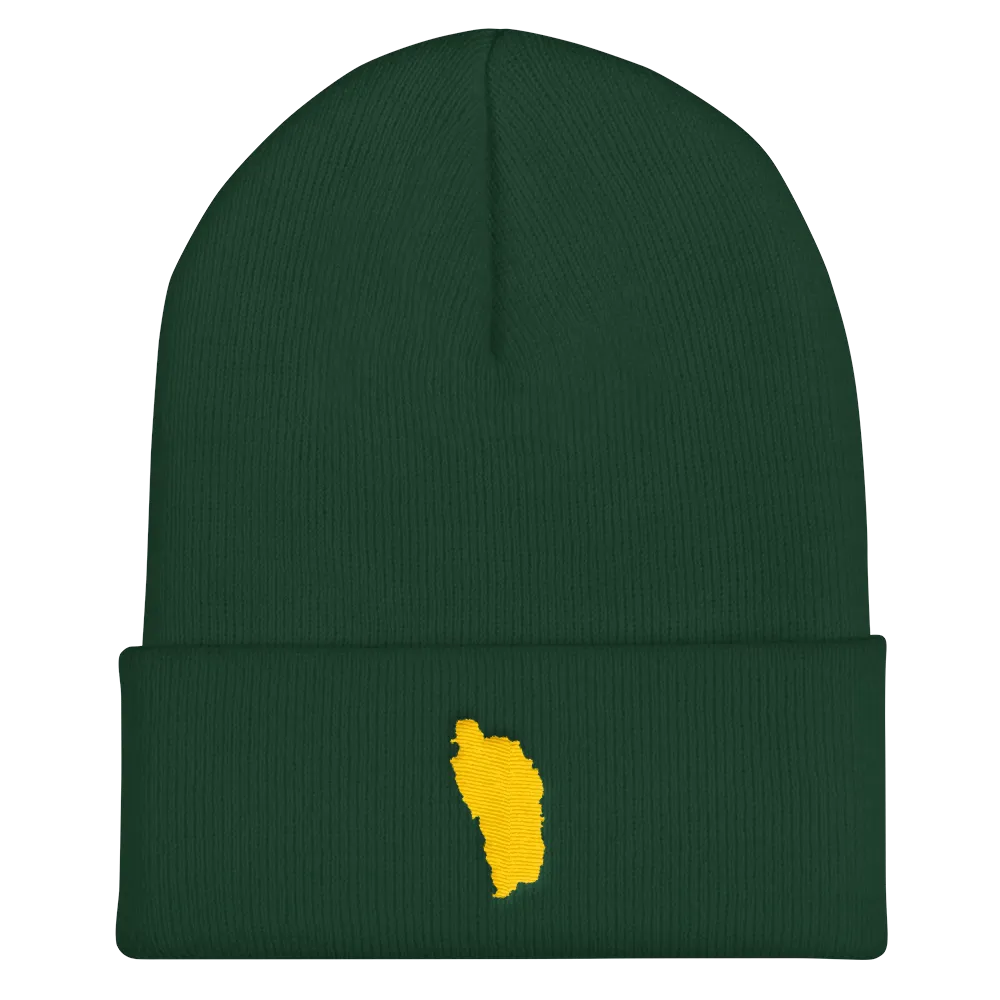 Dominica Gold Cuffed Beanie