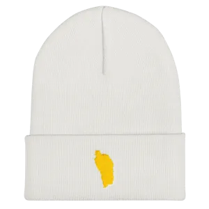 Dominica Gold Cuffed Beanie