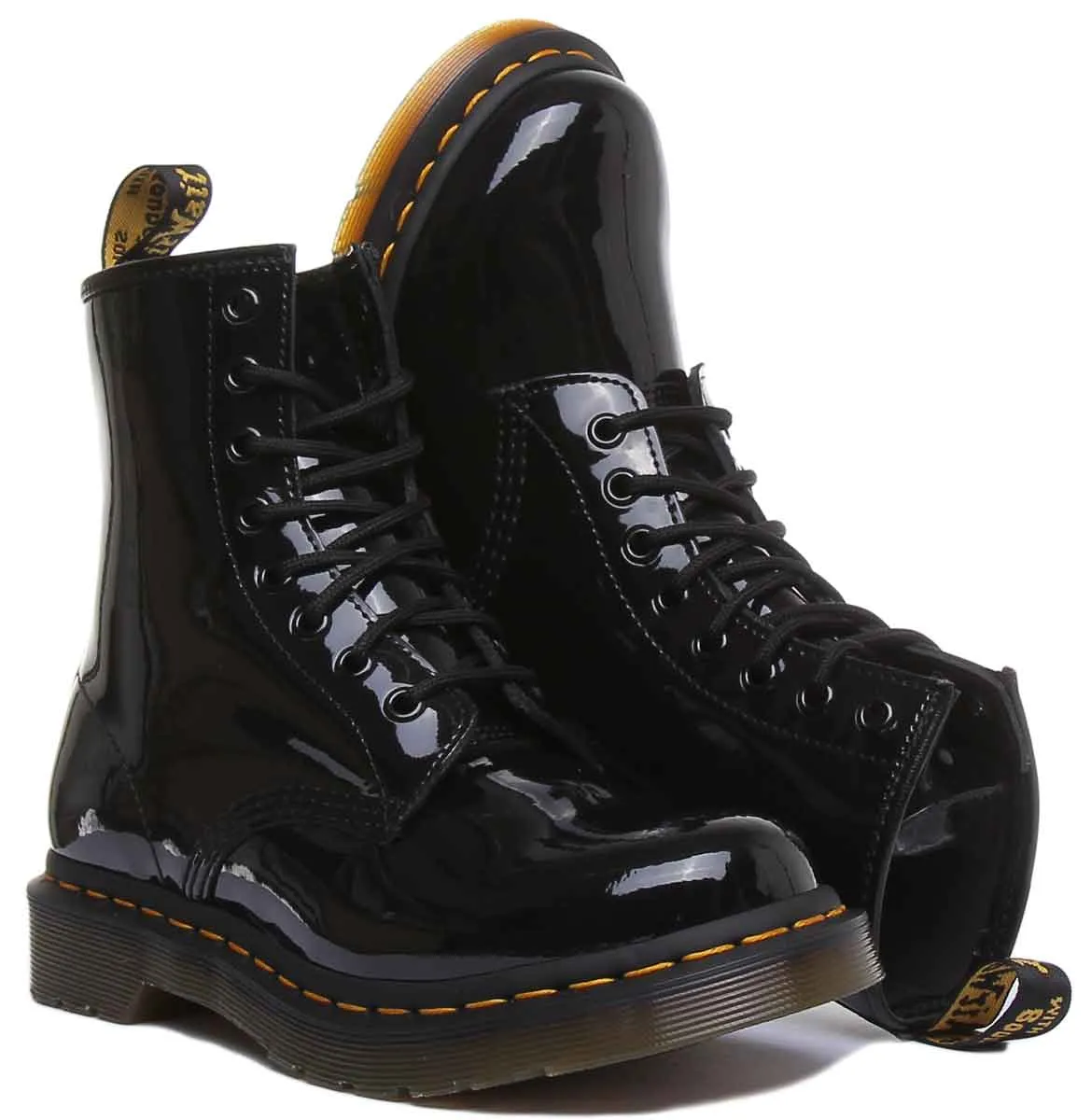 Dr Martens 1460 Patent In Black Patent