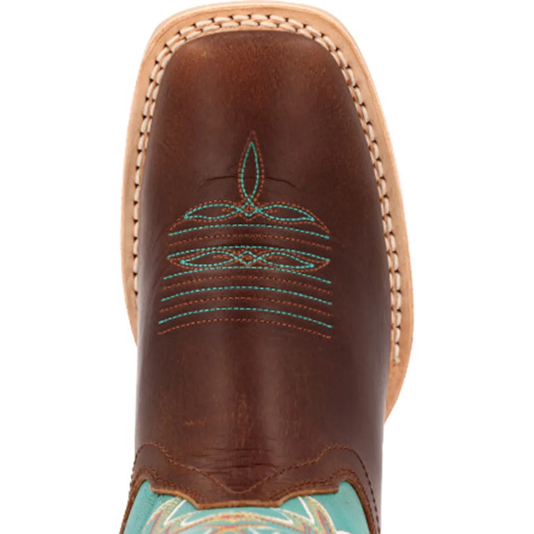 Durango Women's Brown & Arctic Blue Lady Rebel Pro Boots