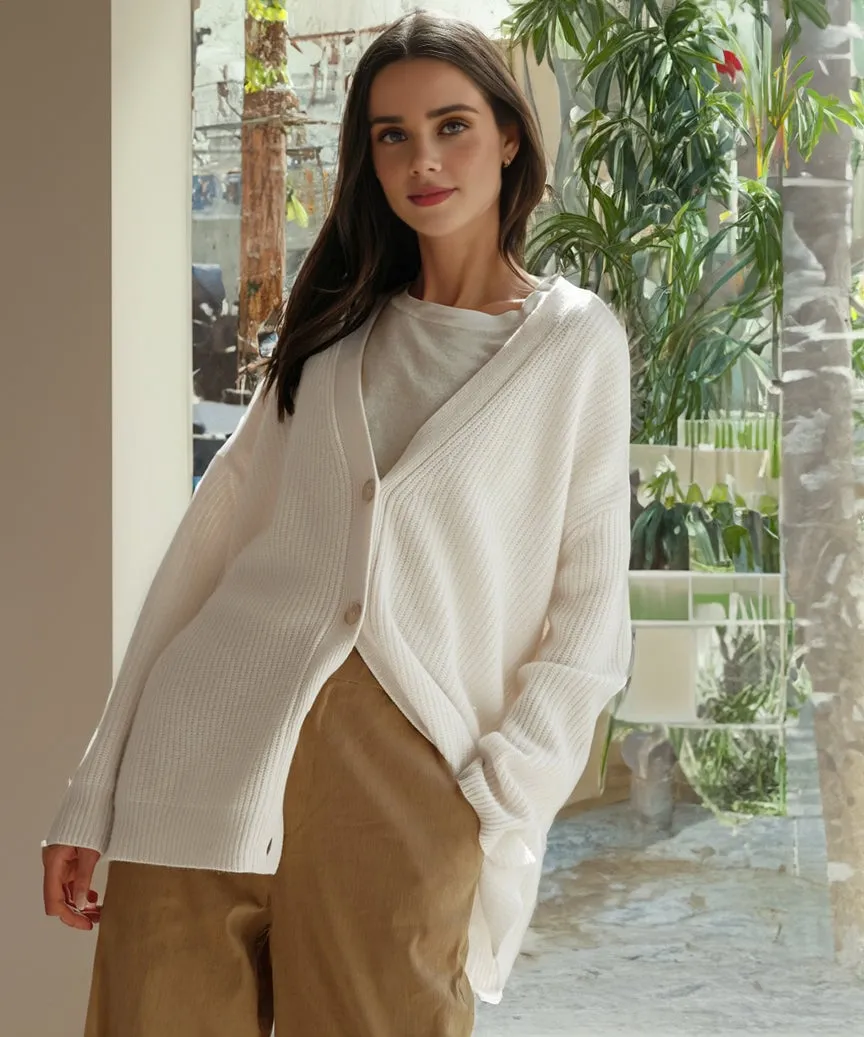 Fall-Winter Stylish Button Oversized Cocoon Cardigan