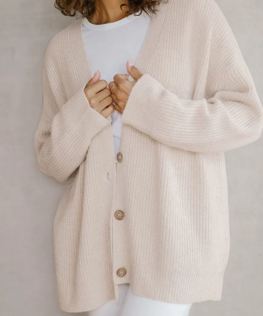 Fall-Winter Stylish Button Oversized Cocoon Cardigan