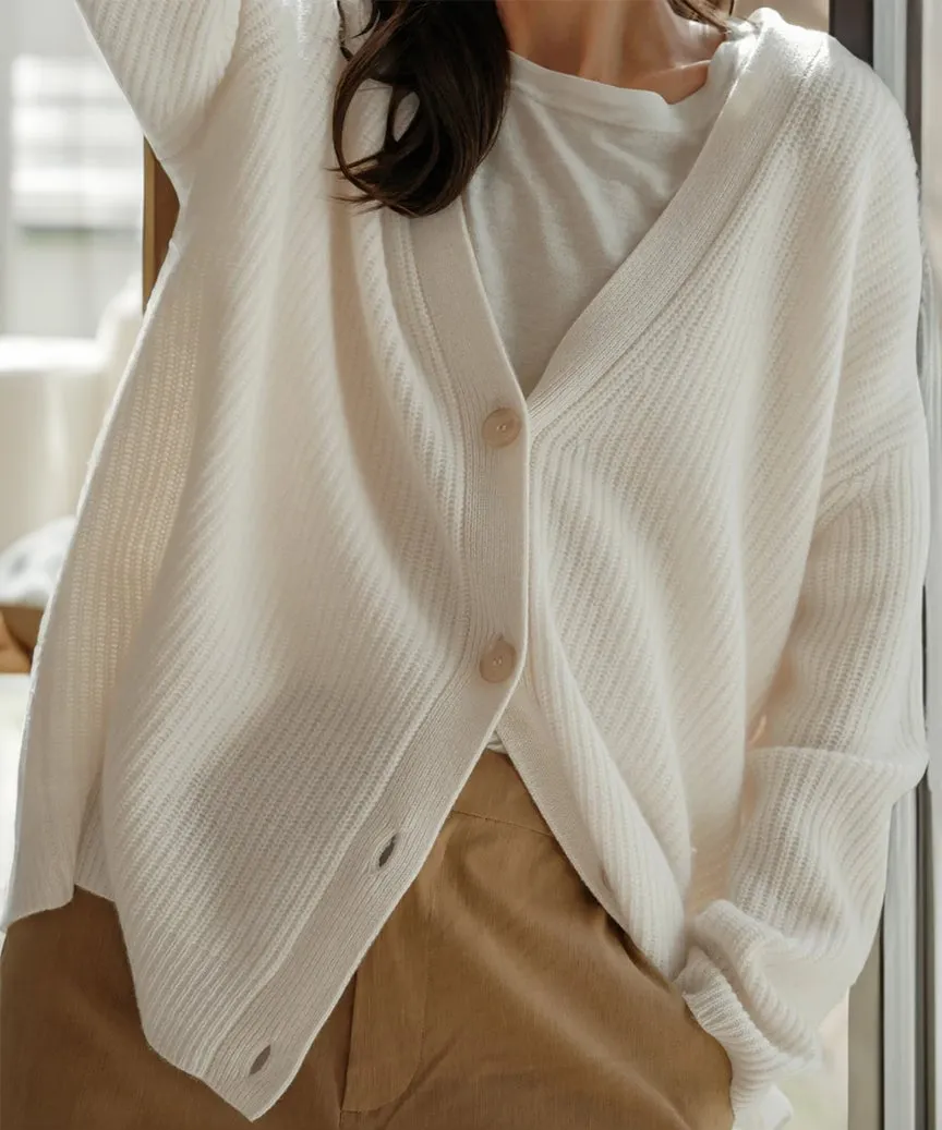 Fall-Winter Stylish Button Oversized Cocoon Cardigan
