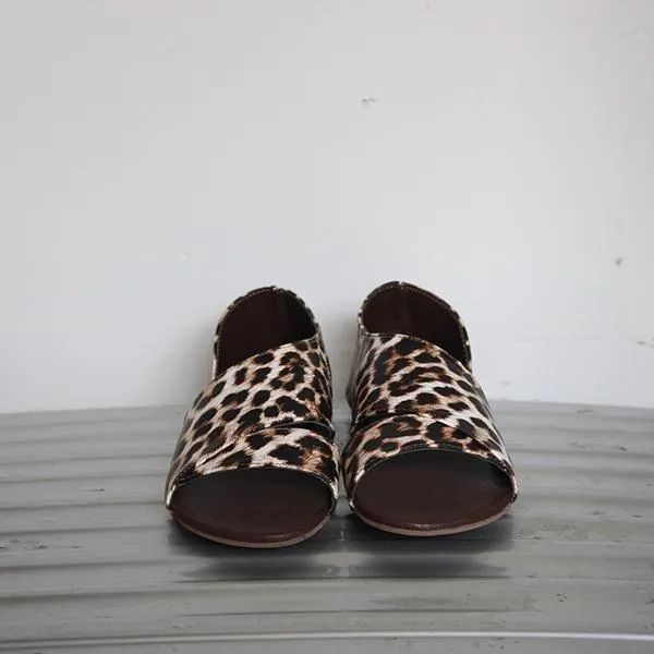 Fashion Casual Fish Toe Flat Sandals