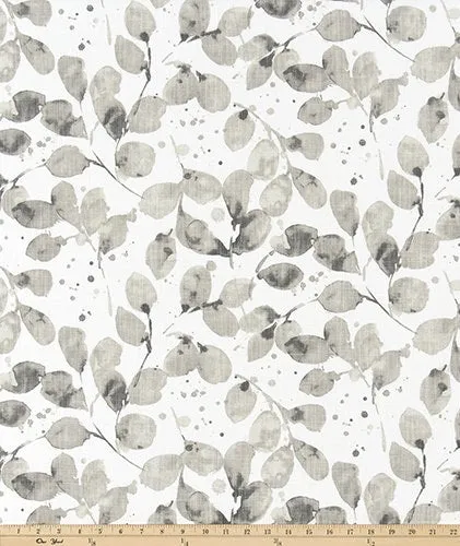 Faux Roman Shade Valance in Botanical Prints of Blue, Green or Grey and White, 100% Cotton Canvas, Fully Lined, Custom Made