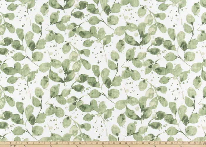 Faux Roman Shade Valance in Botanical Prints of Blue, Green or Grey and White, 100% Cotton Canvas, Fully Lined, Custom Made