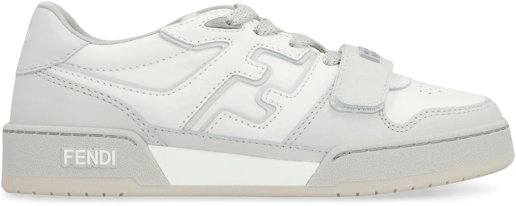 FENDI Modern and Chic Grey Lowtop Sneakers for Women