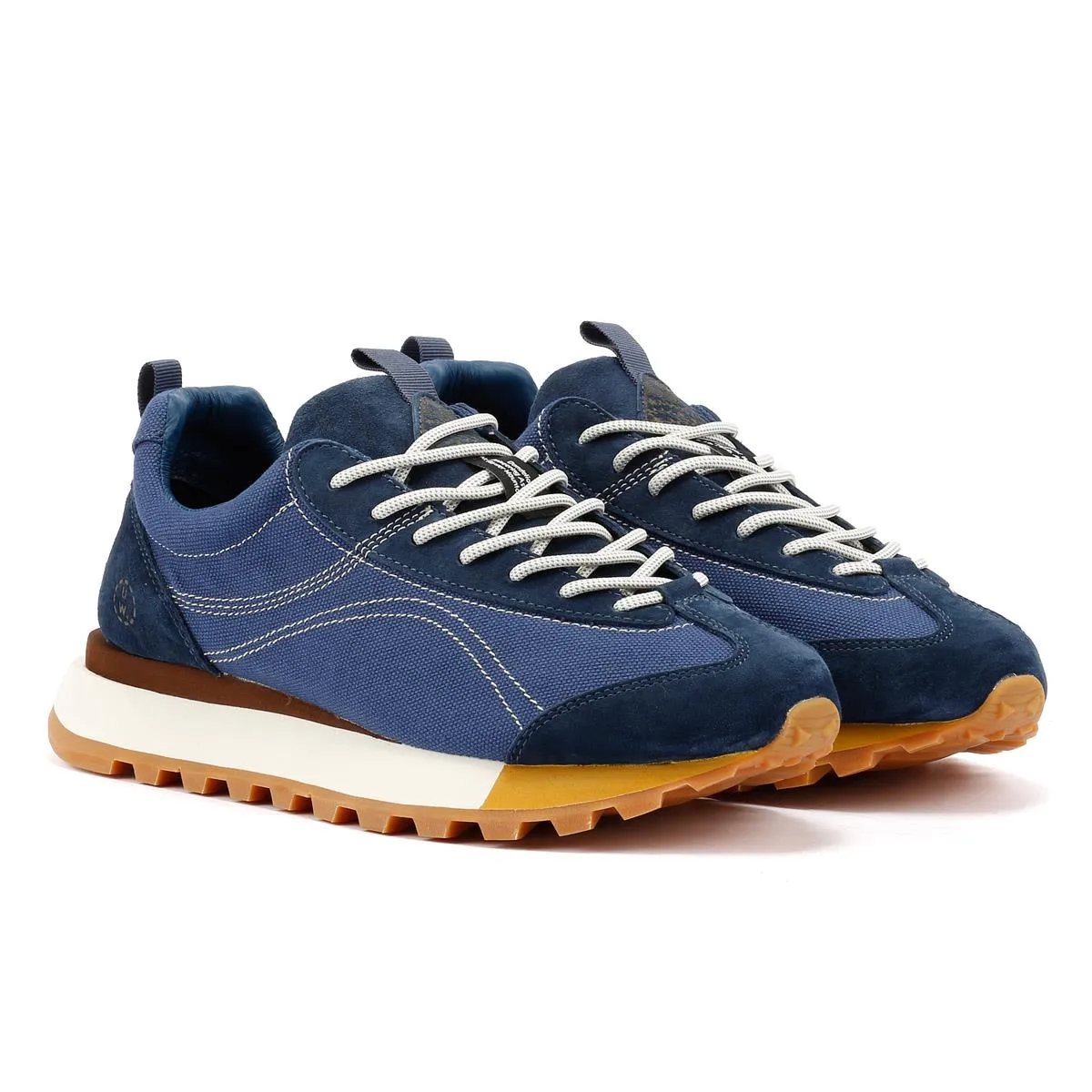 Flower Mountain New Asuka Universal Works Blue Trainers