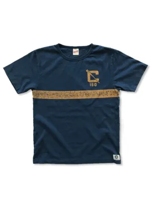 Free Rage Recycled Cotton Vintage Tee Team C Navy