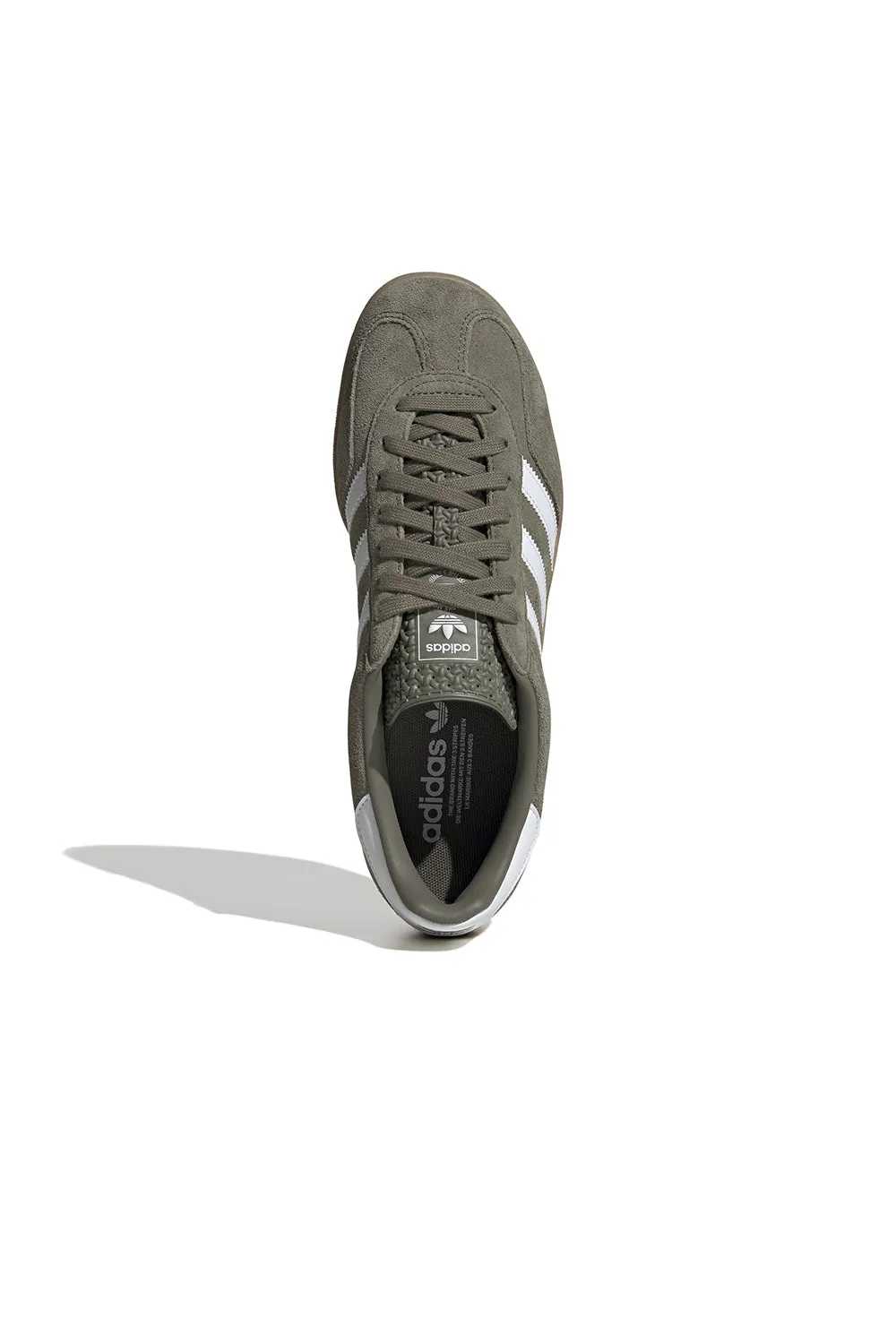 Gazelle Indoor Shoes Olive Strata/Cloud White/Gold Metallic