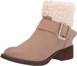 Gentle Souls by Kenneth Cole Women's Best Slit Moto Cozy, Mushroom, 6