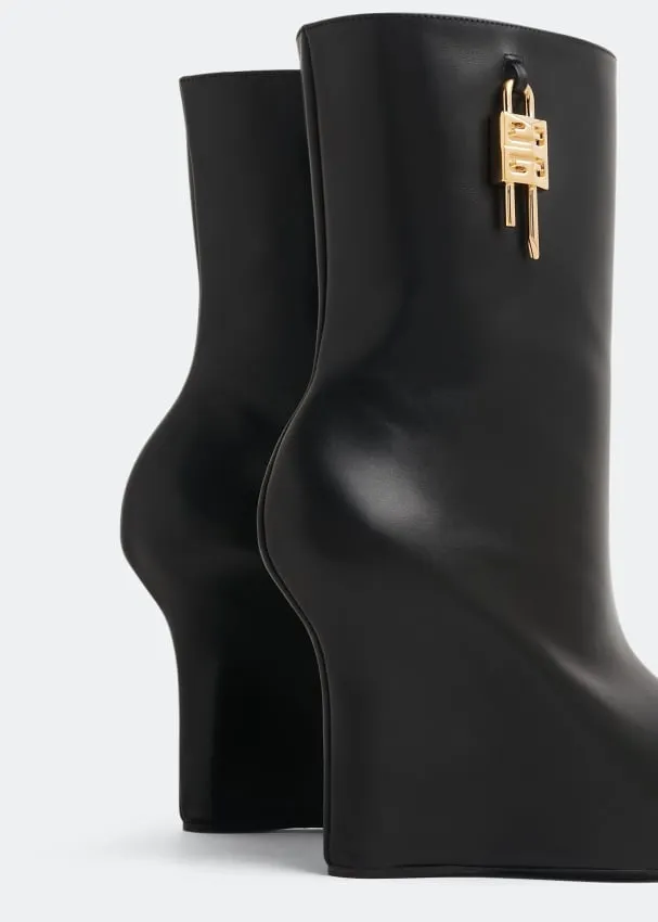 Givenchy G-Lock Leather Ankle Boots