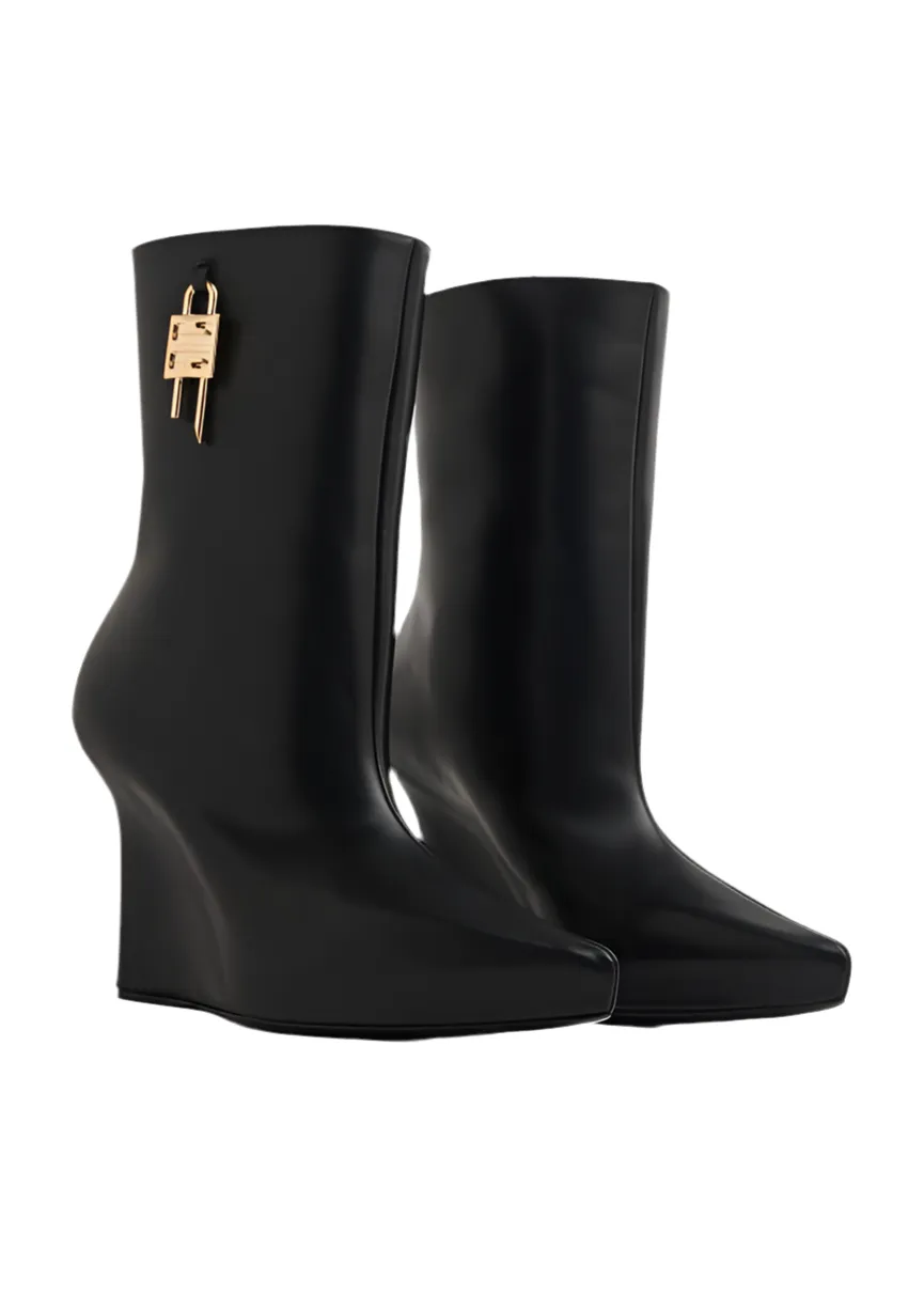 Givenchy G-Lock Leather Ankle Boots