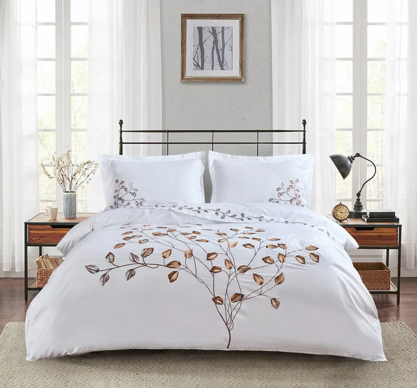 Golden Leaves Flat Sheet