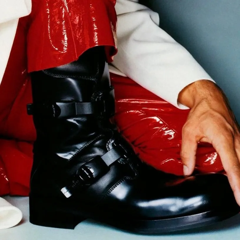 Gucci by Tom Ford Astro Moto Boots - AW99