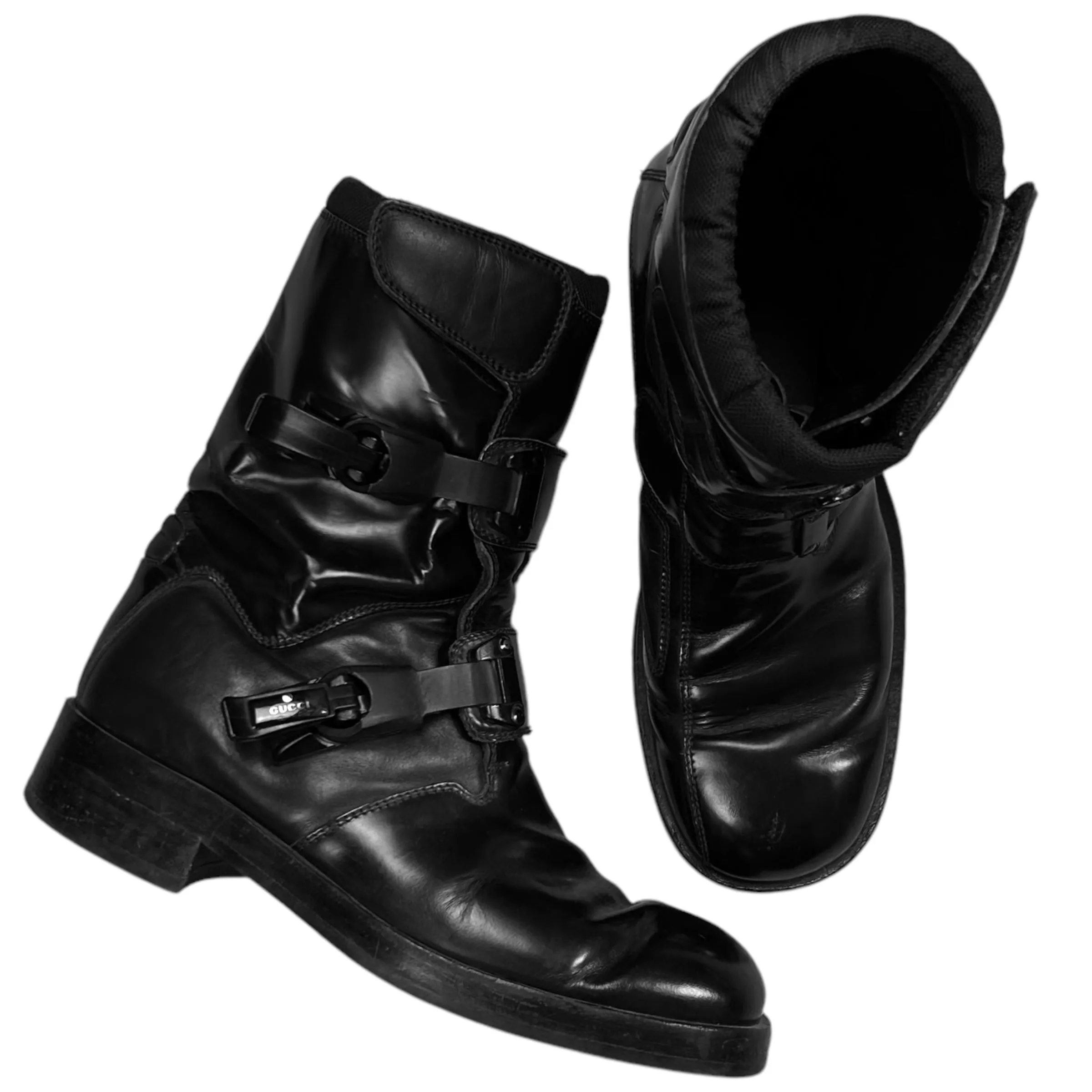 Gucci by Tom Ford Astro Moto Boots - AW99