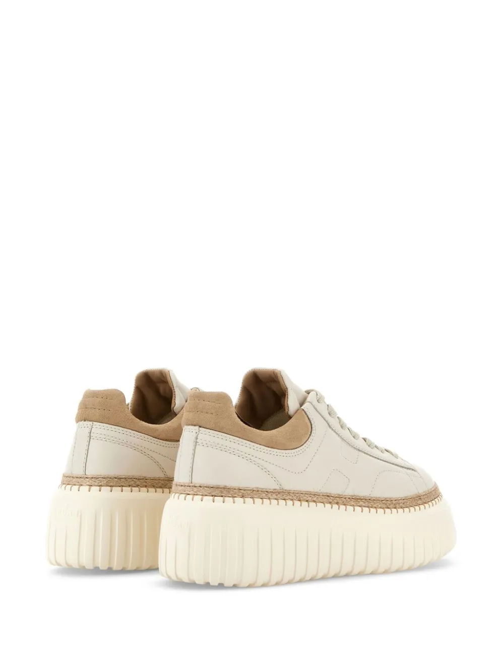 H-stripes leather sneakers