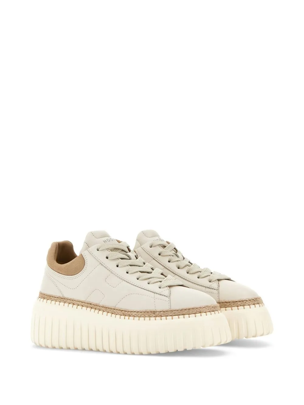 H-stripes leather sneakers