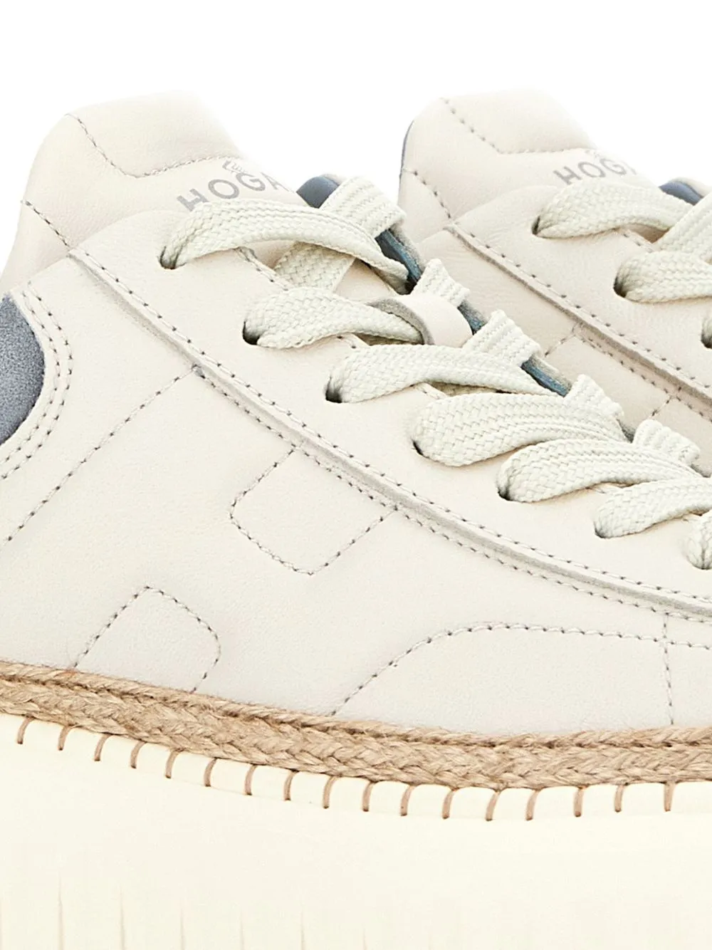 H-stripes leather sneakers