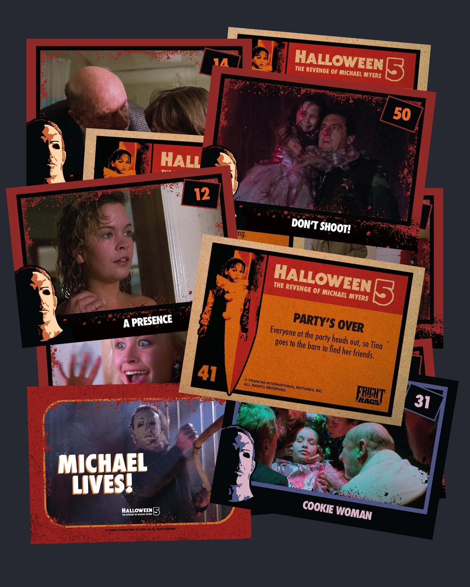 Halloween 5 Trading Cards - Factory Box