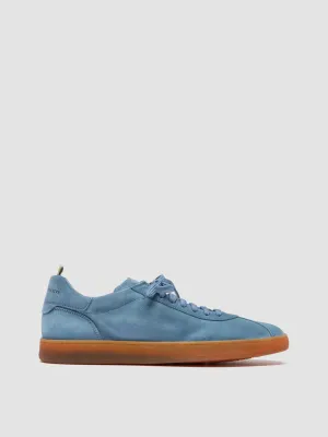 HALO 001 - Blue Suede Low Top Sneakers