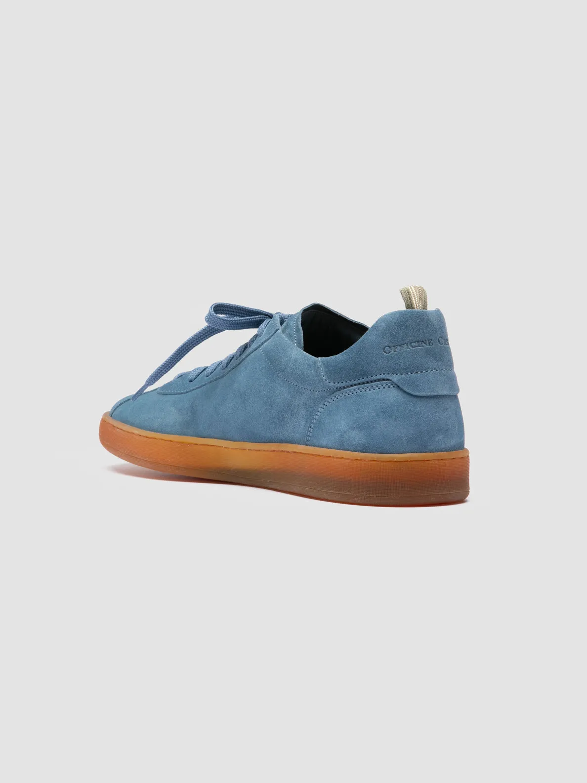 HALO 001 - Blue Suede Low Top Sneakers
