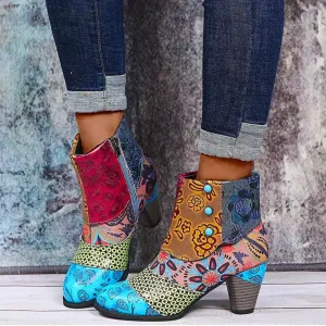 Hanna - Stylische Retro-Stiefeletten