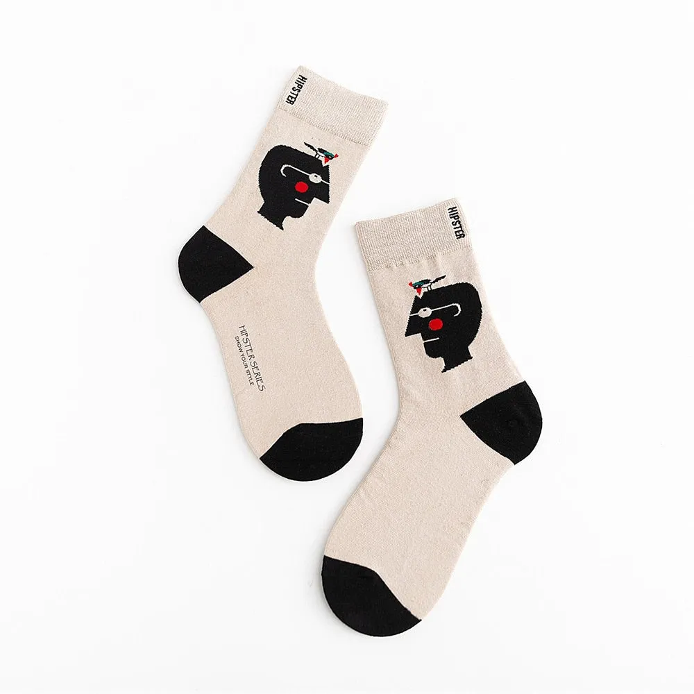 Harajuku funny Unisex Socks - 1 Pair