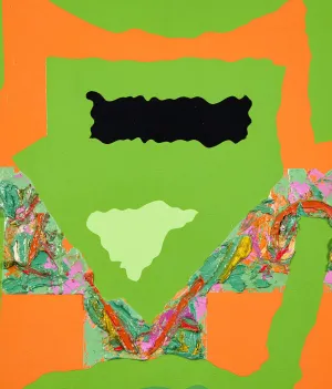 HAROLD TOWN "PARK #52" OIL ON CANVAS, 1973