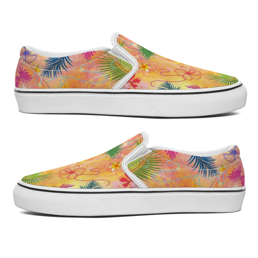 Hawaiian Gold Slip-On Canvas Shoes