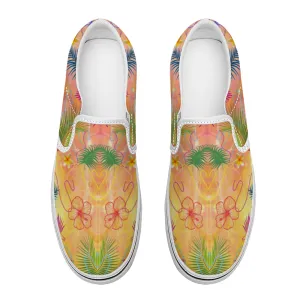 Hawaiian Gold Slip-On Canvas Shoes