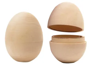 Hollow Wooden Egg