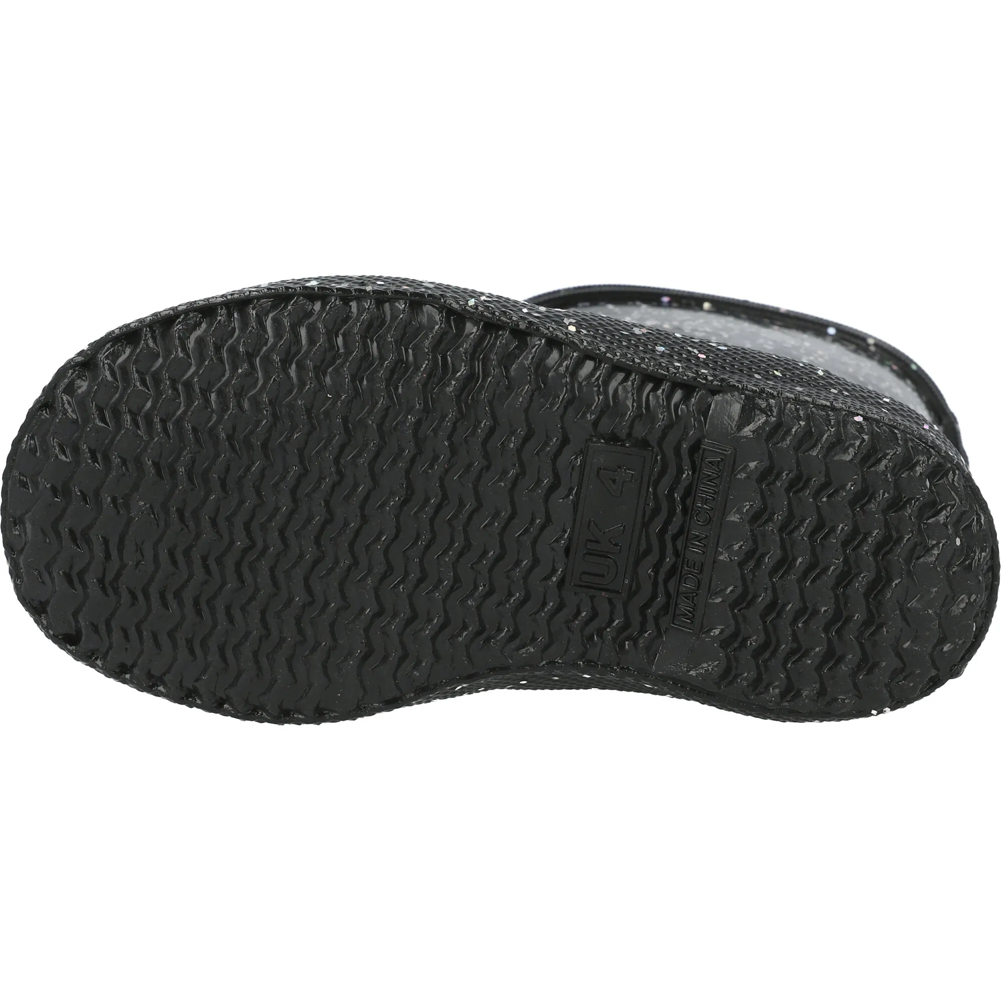 Hunter Kids First Black Glitter Wellington Boots
