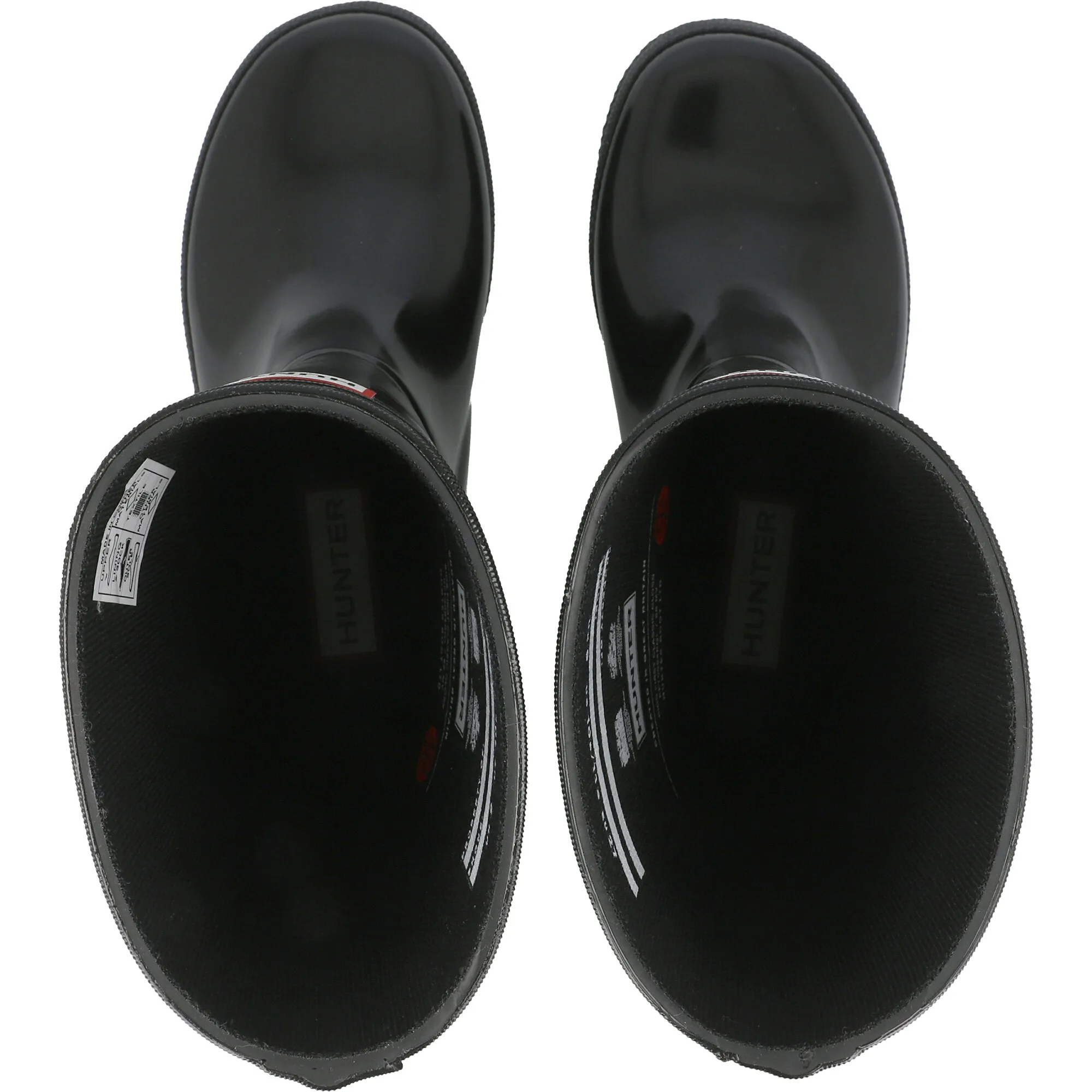 Hunter Kids First Gloss Black Wellies