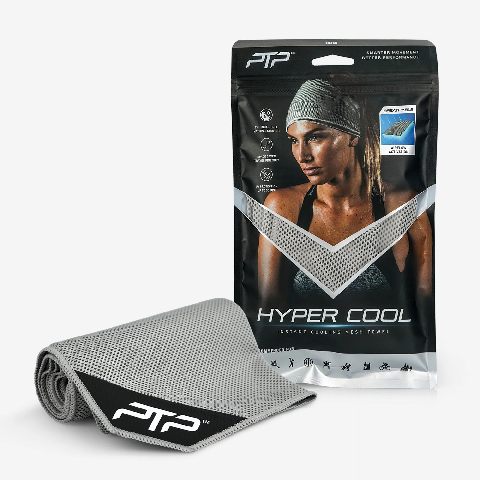 HYPER COOL TOWEL GREY REGULAR