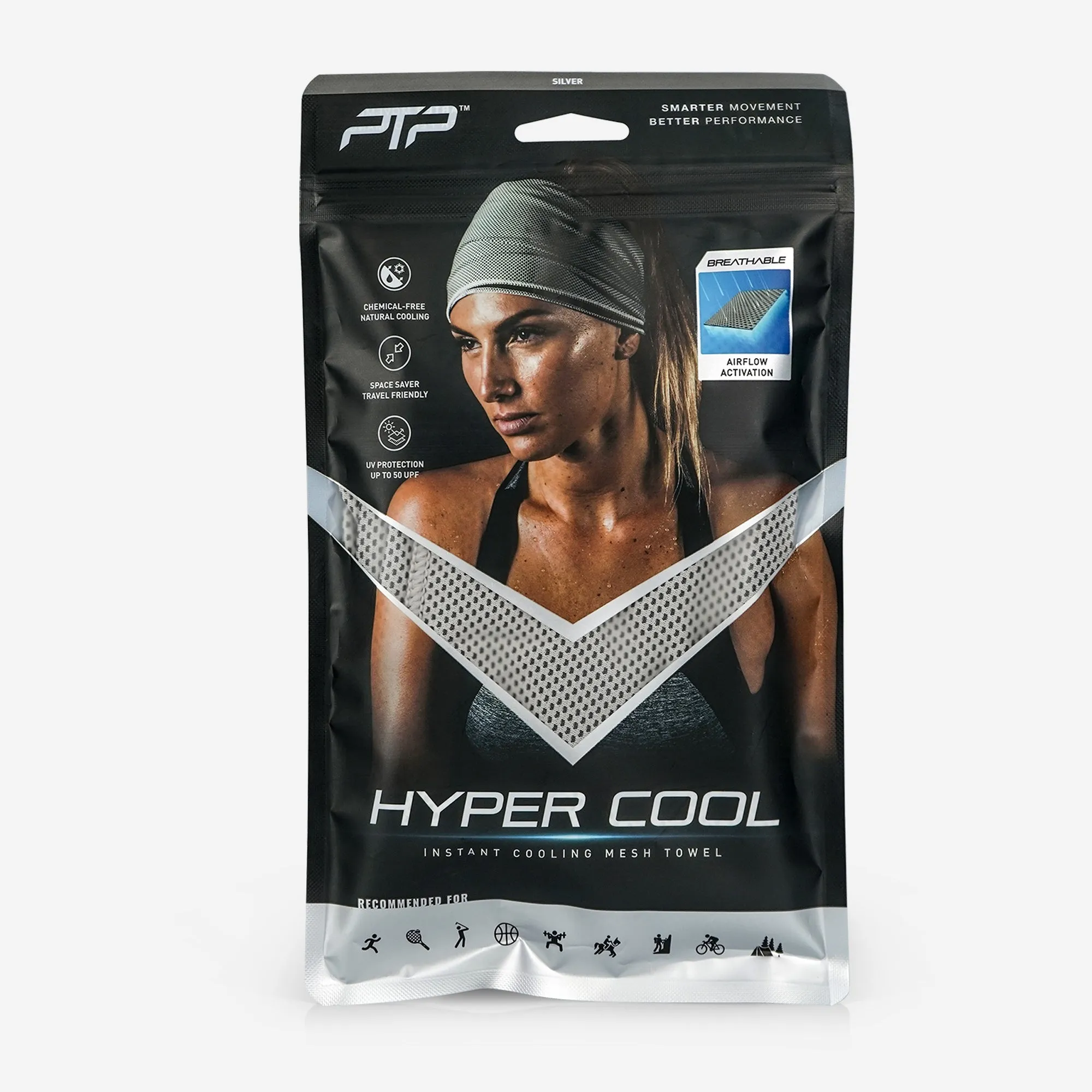 HYPER COOL TOWEL GREY REGULAR