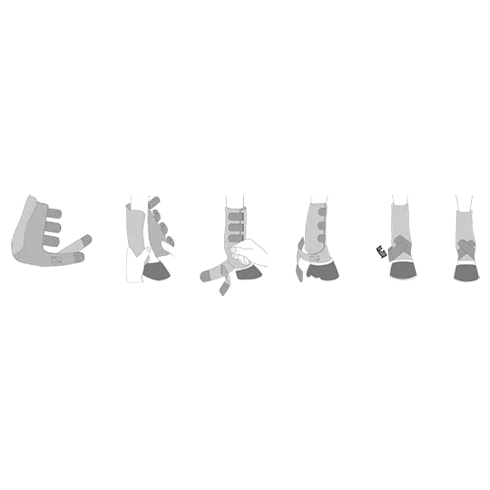 Iconoclast Hind Orthopedic Support Boots- White