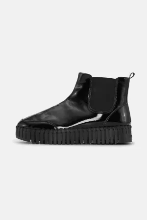Ilse Jacobsen Tulip Ankle Boot - Gloss Black