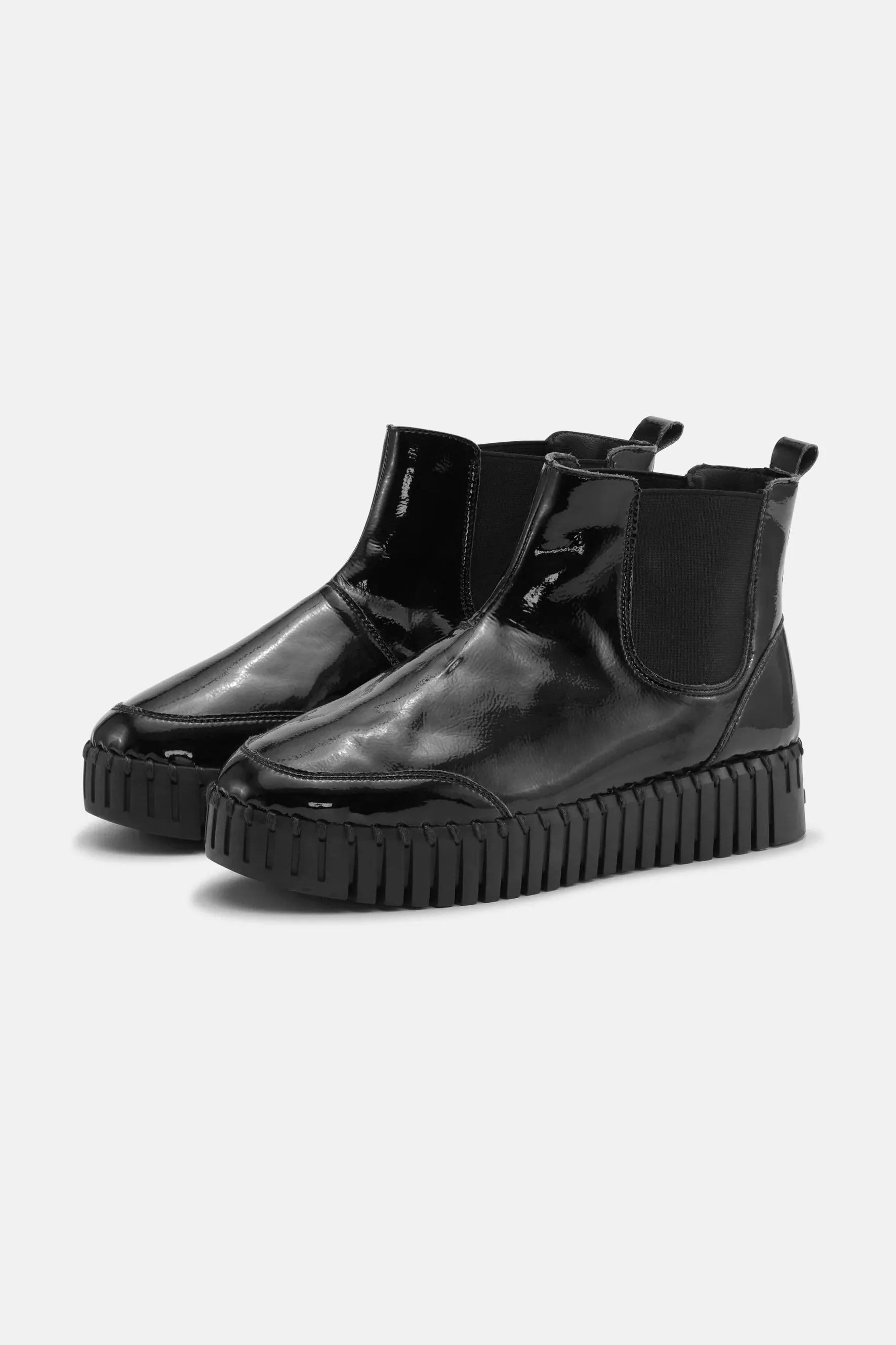 Ilse Jacobsen Tulip Ankle Boot - Gloss Black