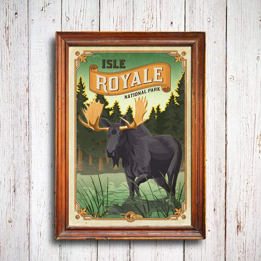 Isle Royale National Park Poster