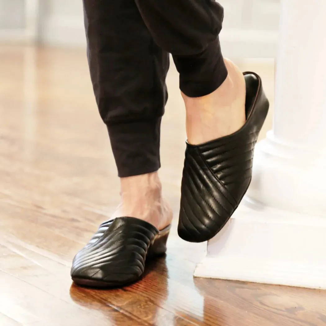 Jacques Levine Slippers 1221 Black