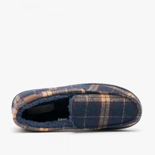 Jo & Joe DALESWAY Mens Slippers Navy