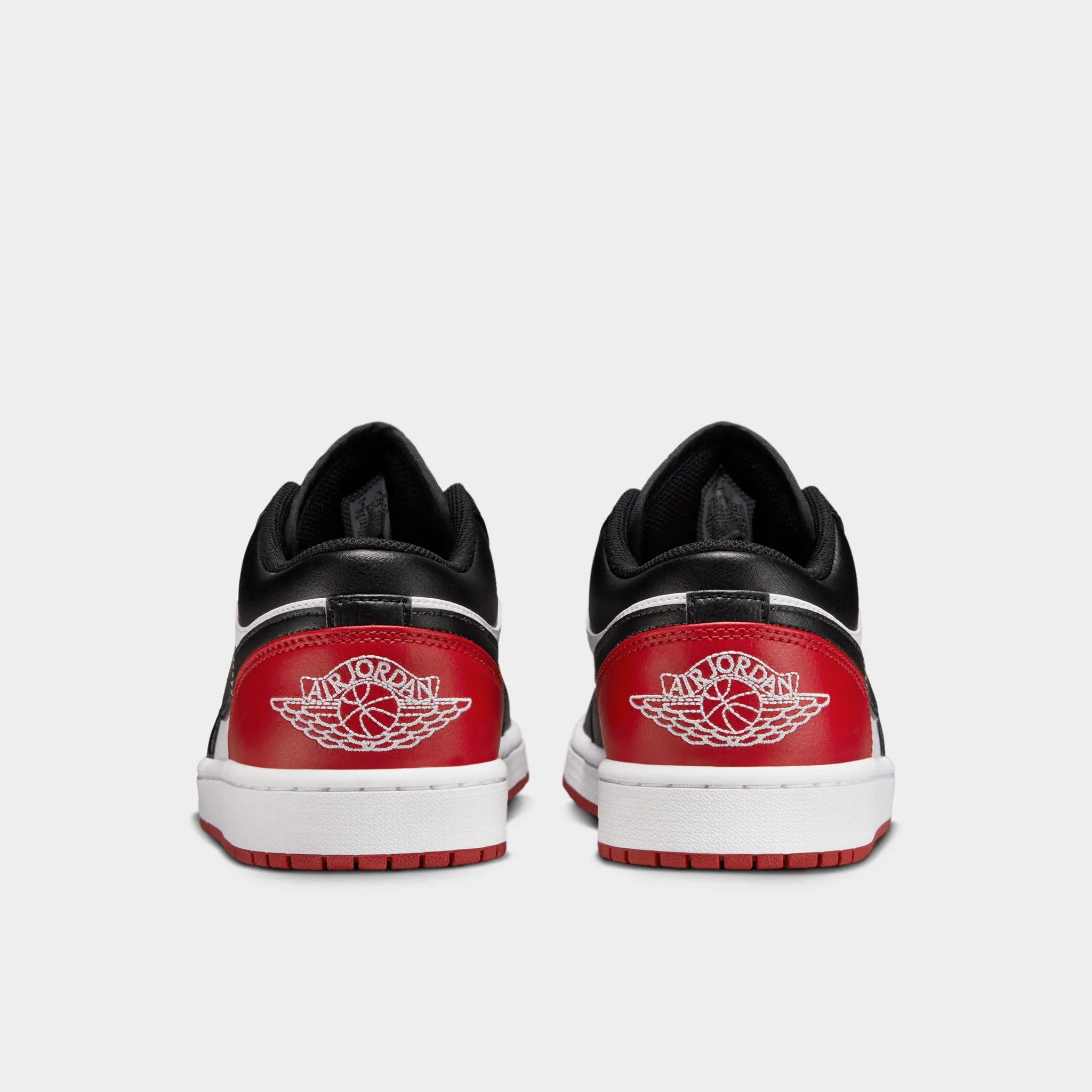 Jordan 1 Low White / Black - Varsity Red