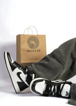 Jordan First Copy Shoes- Nike Air Jordan 1 Retro High OG Black & White