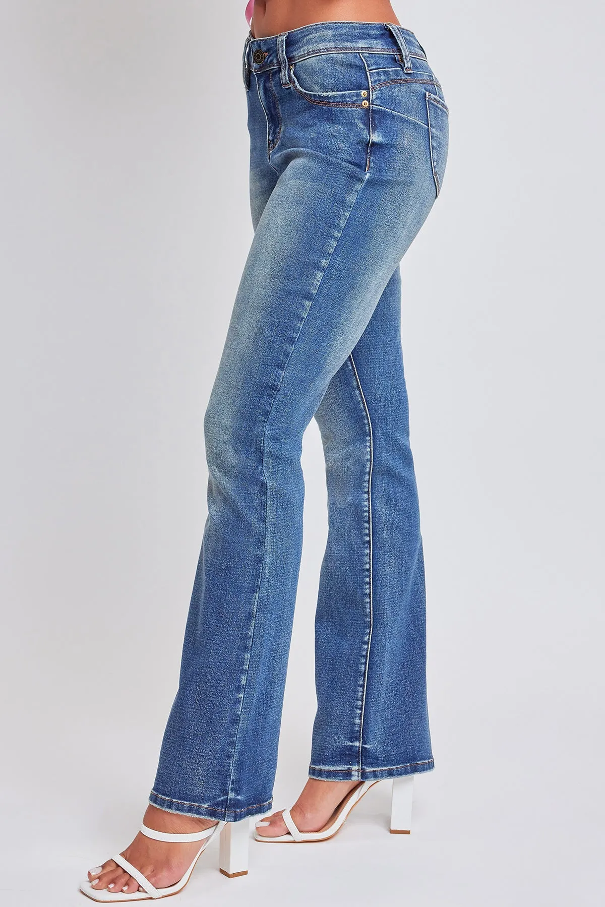 Junior Sustainable WannaBettaButt Mid Rise Bootcut Jeans, Pack of 12