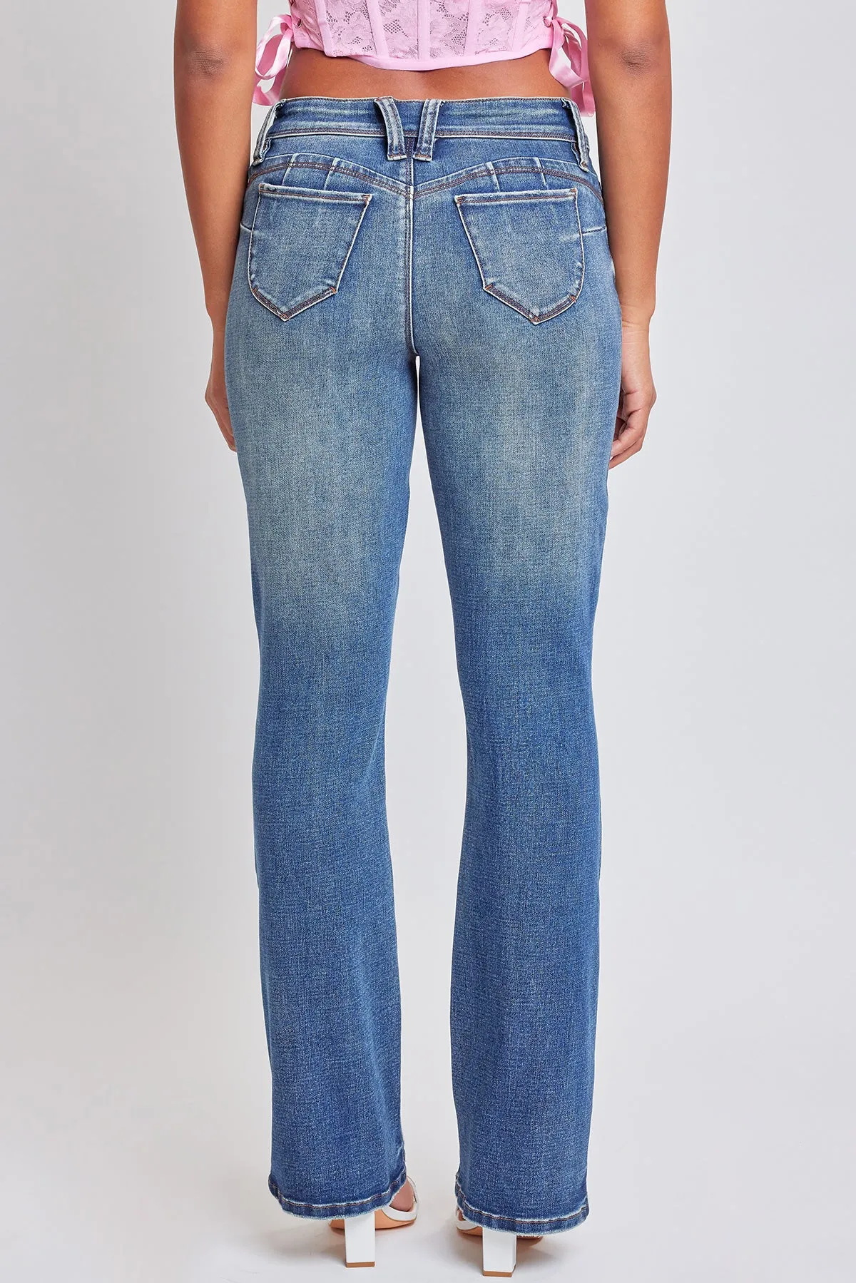 Junior Sustainable WannaBettaButt Mid Rise Bootcut Jeans, Pack of 12