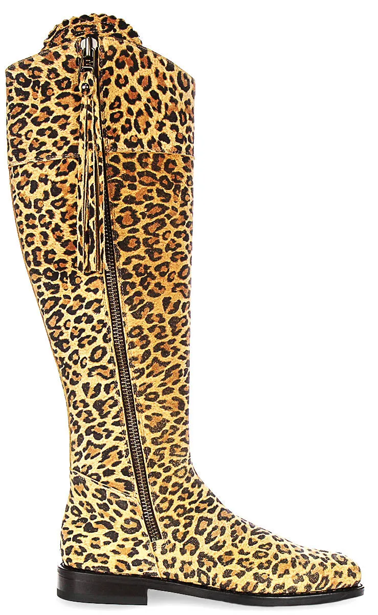 Justinreess England Valentina Regular Fit In Leopard For Women